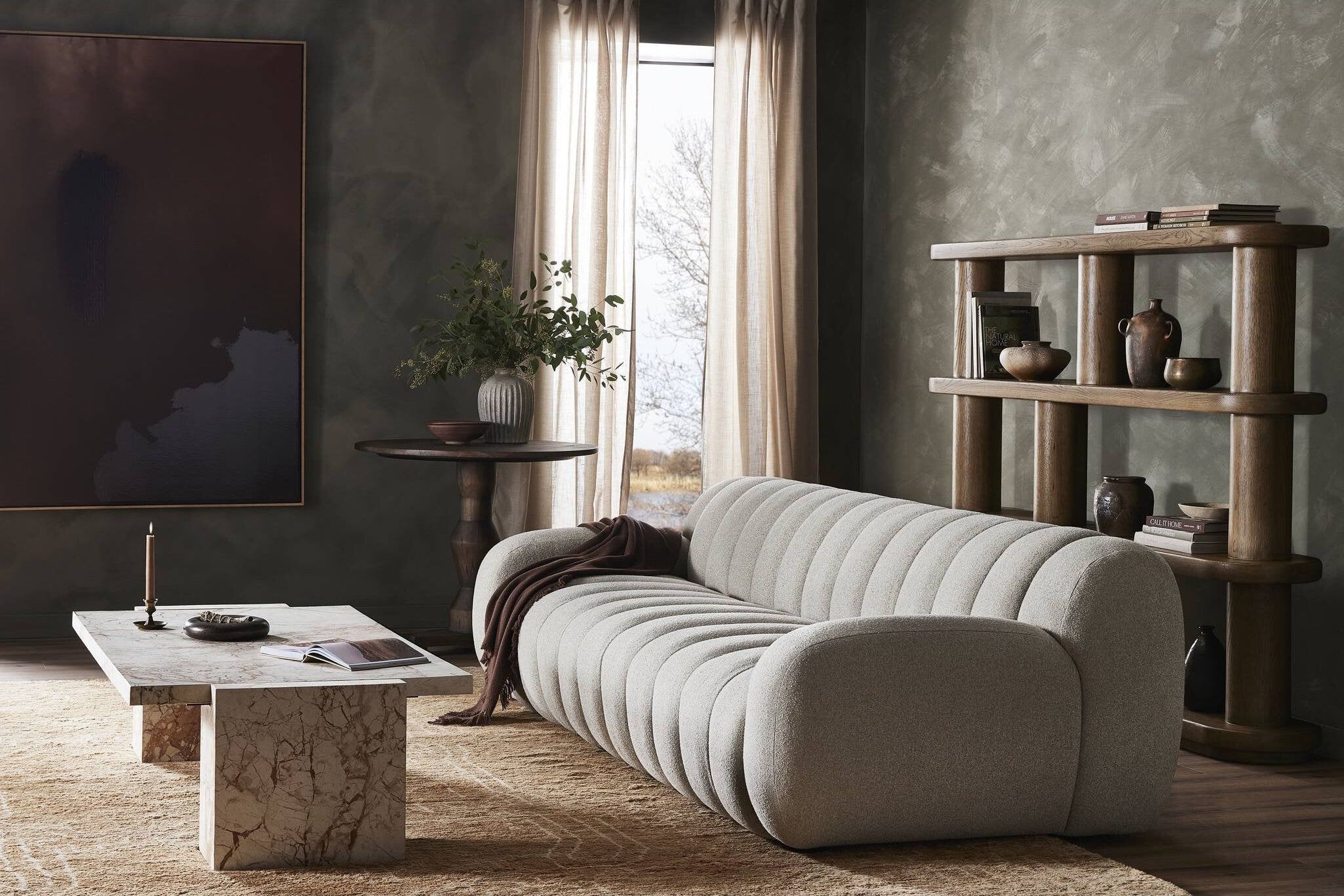 Shop cabinets and discover interior design services in the San Francisco area. MegMade designs has been featured in DIY magazine for their refinished farmhouse living room home design style. Visit the MegMade store in the Wilmette - Chicago area.