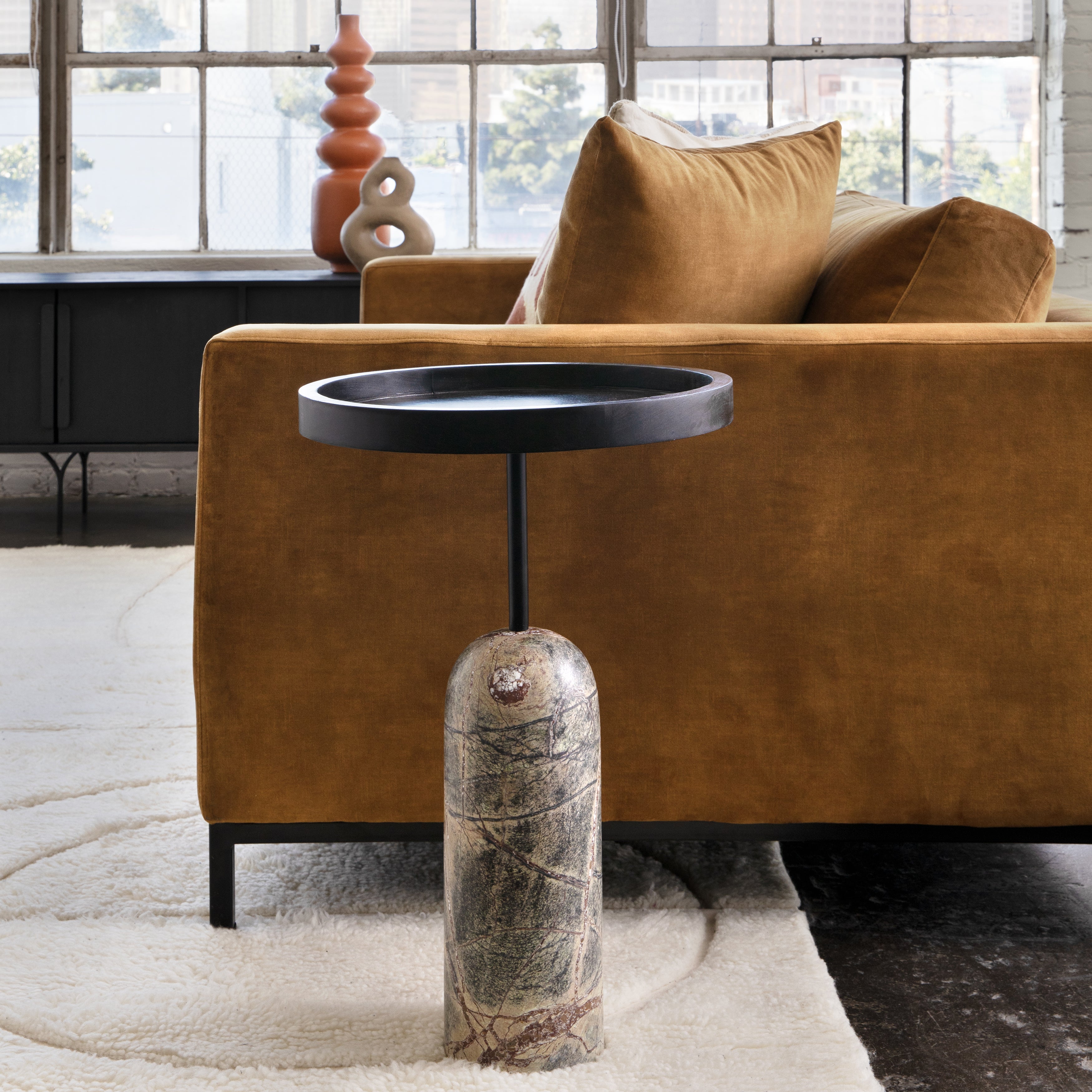 Shop sofas and discover interior design services in the Los Angeles area. MegMade designs has been featured in HGTV magazine for their patterned cabin home design style. Visit the MegMade store in the Schaumburg - Chicago area.