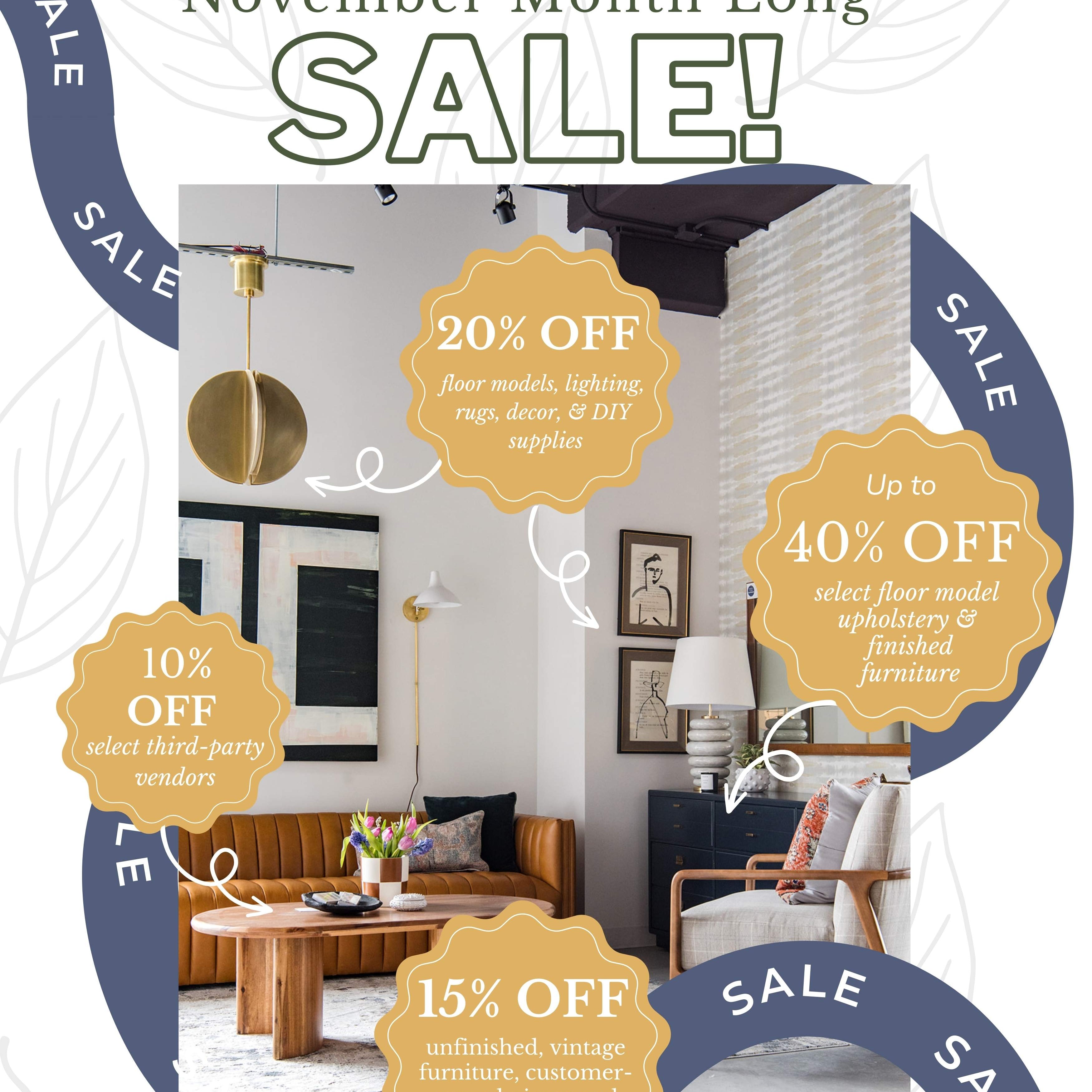 MEGMADE'S MONTH-LONG SALE