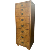20.75" Unfinished 7 Drawer Drexel Vintage Tallboy #08572