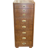 20.75" Unfinished 7 Drawer Drexel Vintage Tallboy #08572