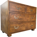 40" Unfinished 4 Drawer Artetacts Vintage Dresser #08710