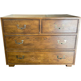 40" Unfinished 4 Drawer Artetacts Vintage Dresser #08710