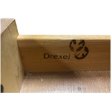 20.25" Unfinished 6 Drawer 2 Door Drexel Vintage Tallboy #08783