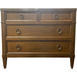 38" Unfinished 3 Drawer Baker Furniture Vintage Dresser #08785