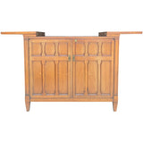 36"-52.5" Unfinished 2 Door Drexel Vintage Bar Cart #08786