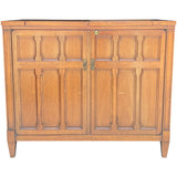 36"-52.5" Unfinished 2 Door Drexel Vintage Bar Cart #08786