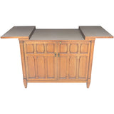 36"-52.5" Unfinished 2 Door Drexel Vintage Bar Cart #08786