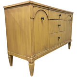 54" Unfinished 2 Door 3 Drawer Vintage Buffet #08793