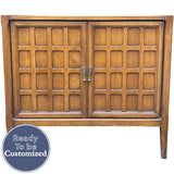32" Unfinished 2 Door Vintage Buffet #08801