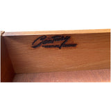62" Unfinished 9 Drawer Century Vintage Dresser #08802
