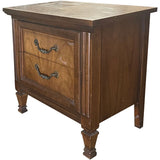 26" Unfinished 2 Drawer Dixie Vintage Single Nightstand #08804
