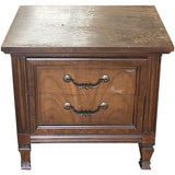 26" Unfinished 2 Drawer Dixie Vintage Single Nightstand #08804