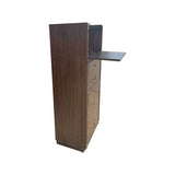 20.5" Unfinished 6 Drawer 1 Door Vintage Tallboy #08215