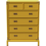 36" Unfinished 5 Drawer Henredon Vintage Tallboy #08252