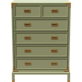 36" Unfinished 5 Drawer Henredon Vintage Tallboy #08252