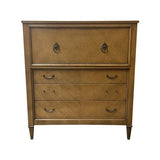 44" Unfinished 4 Drawer Century Vintage Secretary #08391