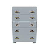 32" Unfinished 5 Drawer Vintage Tallboy #08544