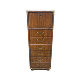20.5" Unfinished 6 Drawer 1 Door Vintage Tallboy #08215