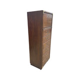 20.5" Unfinished 6 Drawer 1 Door Vintage Tallboy #08215
