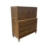 42" Unfinished 3 Drawer 2 Door Drexel Hartman's Vintage Tallboy #08404