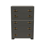 32" Unfinished 5 Drawer Vintage Tallboy #08544