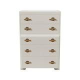 32" Unfinished 5 Drawer Vintage Tallboy #08544