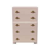 32" Unfinished 5 Drawer Vintage Tallboy #08544