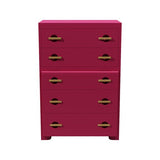 32" Unfinished 5 Drawer Vintage Tallboy #08544