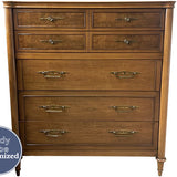 40.5" Unfinished 5 Drawer Drexel Vintage Tallboy #08249