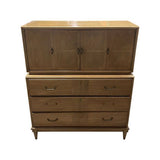 42" Unfinished 3 Drawer 2 Door Drexel Hartman's Vintage Tallboy #08404