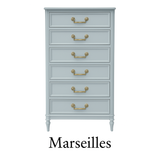 24" Unfinished 7 Drawer kindel Vintage Tallboy #08755