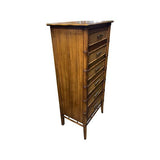 24" Finished 6 Drawer Thomasville Vintage Bamboo Style Tallboy #08314