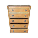34" Finished 5 Drawer Vintage Tallboy #08497