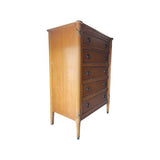 34" Finished 5 Drawer Vintage Tallboy #08497