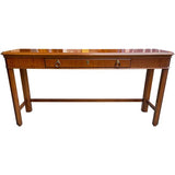 56" Unfinished 1 Drawer Drexel Vintage Console Table #08606
