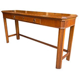 56" Unfinished 1 Drawer Drexel Vintage Console Table #08606