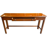 56" Unfinished 1 Drawer Drexel Vintage Console Table #08606