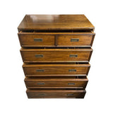 36" Unfinished 5 Drawer Henredon Vintage Tallboy #08252