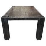 72" Custom Cerused Oak Dining Table