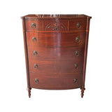 36" Unfinished 5 Drawer Vintage Tallboy #08694