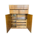42.25" Unfinished 2 Drawer 2 Door Drexel Vintage Tallboy #08736