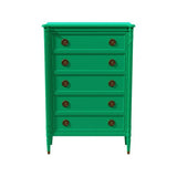 34" Finished 5 Drawer Vintage Tallboy #08497
