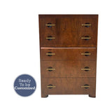 32" Unfinished 5 Drawer Vintage Tallboy #08544
