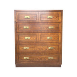 38" Unfinished 5 Drawer Vintage Tallboy #07923