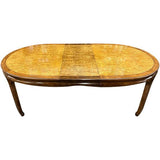67"-85'' Unfinished Vintage Dining Table #08181