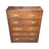 38" Unfinished 5 Drawer Vintage Tallboy #07923