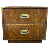 24" Unfinished 2 Drawer Vintage Single Side Table #05632
