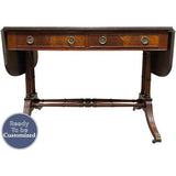 37.5" Unfinished 2 Drawer Vintage Table #07016