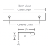 Cabinet Edge Pull Hardware